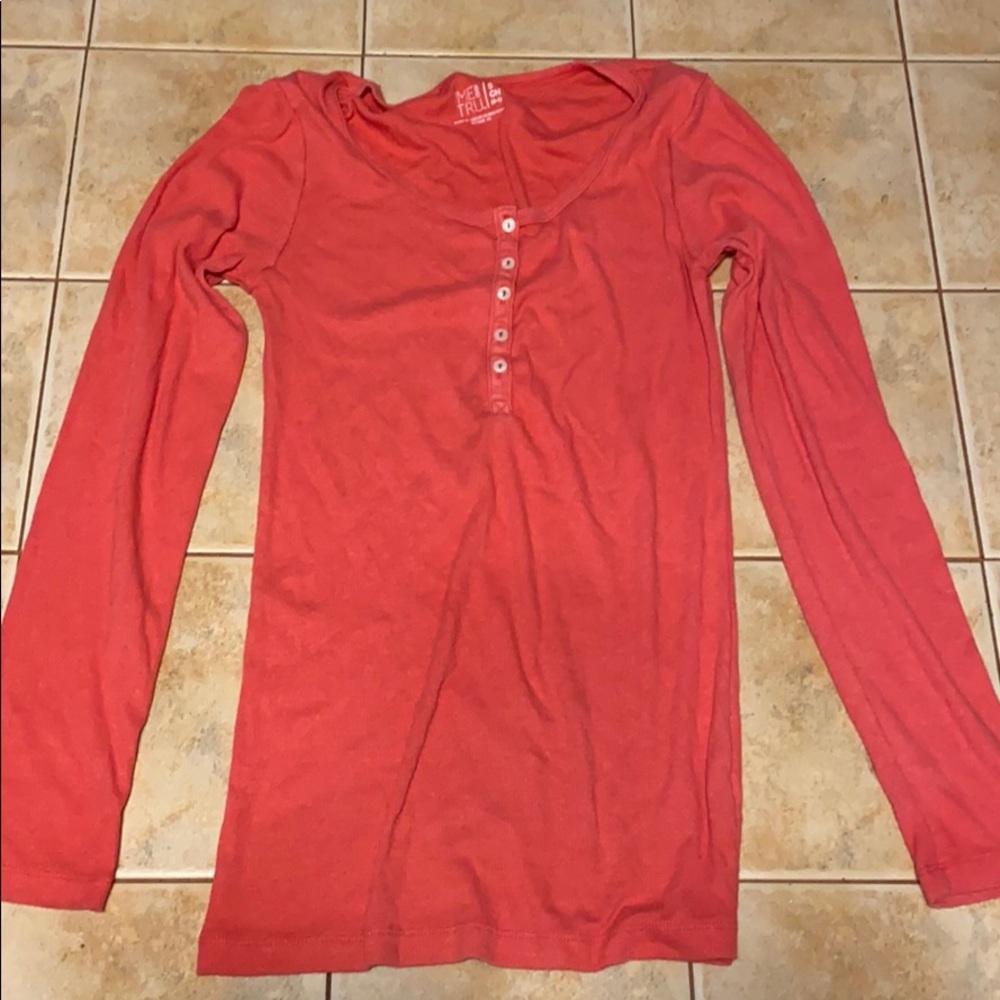 Coral Long Sleeve Shirt